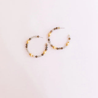 Janette Earrings - Smoke