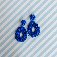Melinda Earrings - Blue