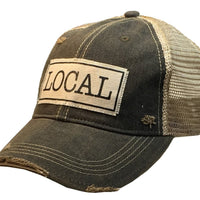 Local Distressed Trucker Cap