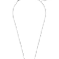 Elisa Silver Pendant Necklace in London Blue