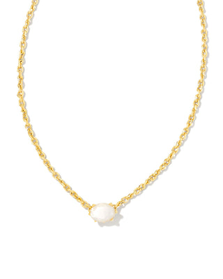Cailin Necklace Gold in Ivory Mother of Pearl