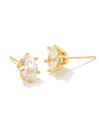 Brand | Kendra Scott
Style | Cailin crystal stud earrings
Accents | White Crystal
Finish | Gold tone
Dimensions | 0.38 inches long x 0.27 inches wide
