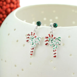 Candycane Earrings