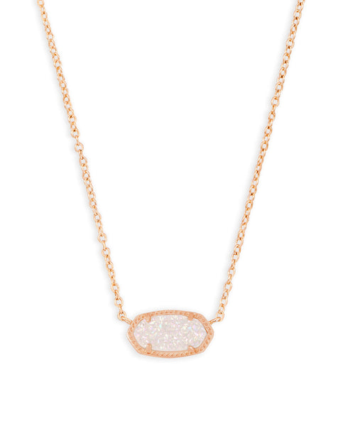 Elisa Rose Gold Pendant Necklace
Kendra Scott Necklace
Elevate your everyday style with the Elisa Rose Gold Pendant Necklace—your new go-to accessory. Featuring a dainty stone on a delicate rose gold chain, this timeless piece effortlessly complements any outfit, from casual chic to evening elegance. Whether worn solo or layered, it adds just the right touch of sparkle and sophistication.