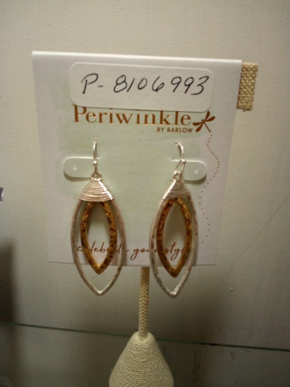 Gold & Silver Earrings (Peri)