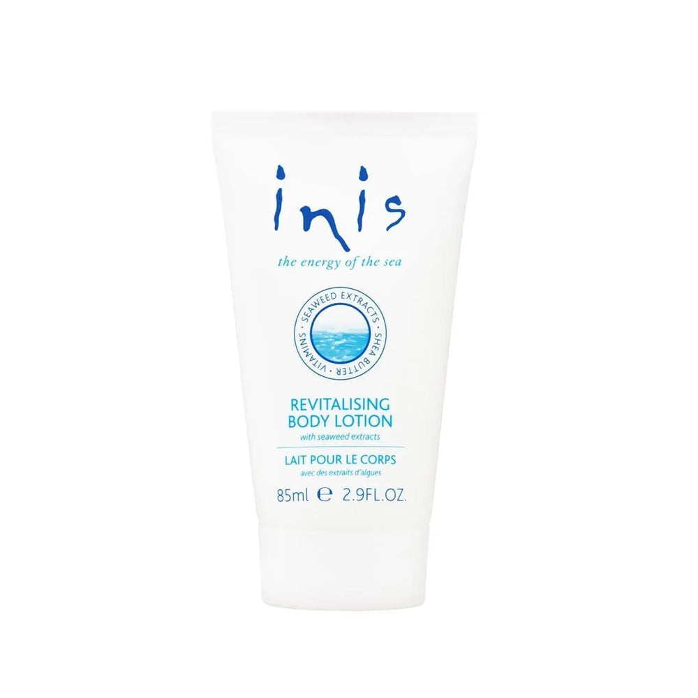 Nourish skin with Inis Body Lotion. Enriched with shea butter & seaweed extracts, leaving skin soft and lightly scented with Energy of the Sea.