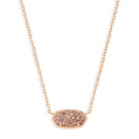 Elisa Rose Gold Pendant Necklace
Kendra Scott Necklace
Elevate your everyday style with the Elisa Rose Gold Pendant Necklace—your new go-to accessory. Featuring a dainty stone on a delicate rose gold chain, this timeless piece effortlessly complements any outfit, from casual chic to evening elegance. Whether worn solo or layered, it adds just the right touch of sparkle and sophistication.