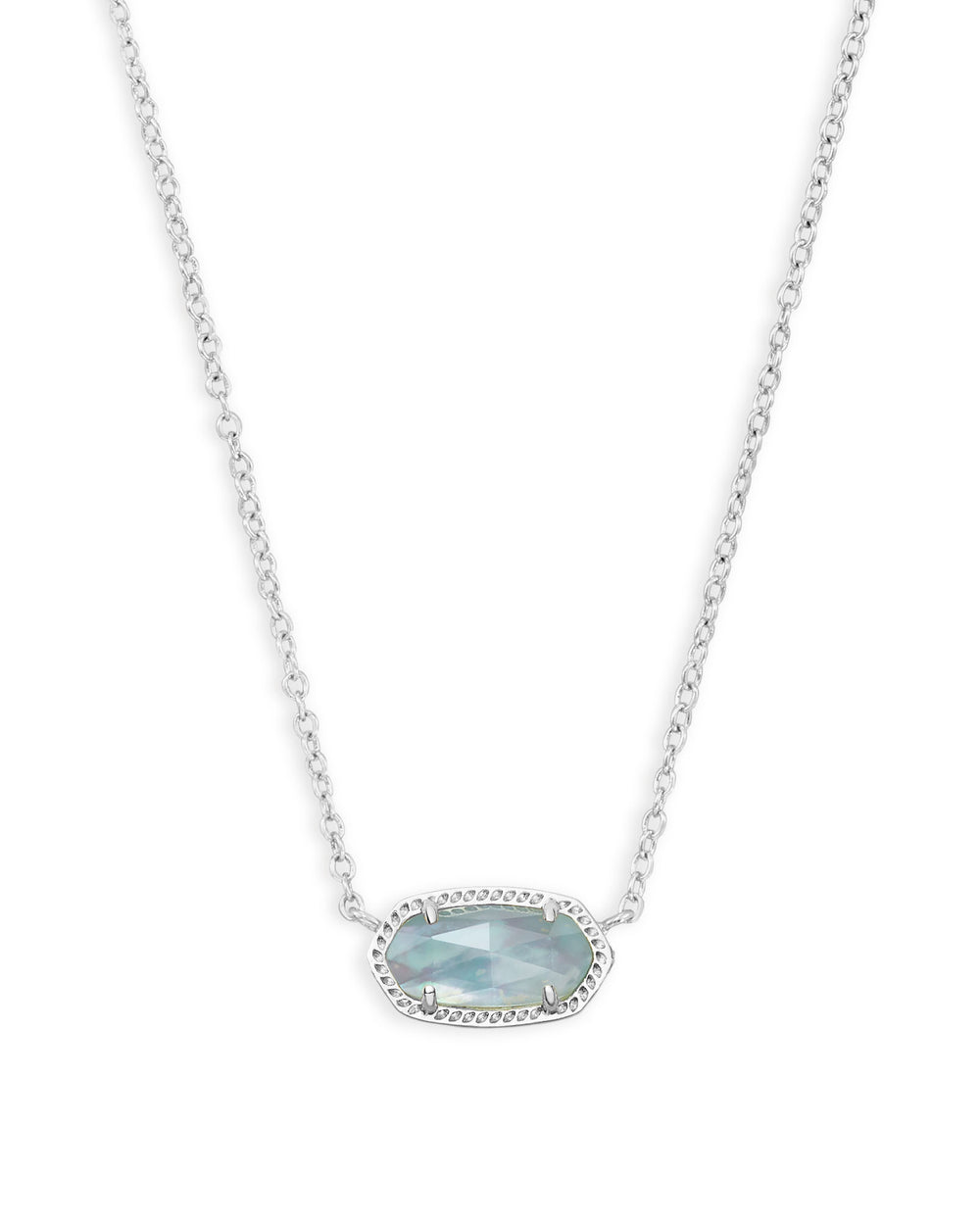 Elisa Silver Pendant Necklace
Kendra Scott Necklace
Elevate your everyday style with the Elisa Silver Pendant Necklace—your new go-to accessory. Featuring a dainty stone on a delicate silver chain, this timeless piece effortlessly complements any outfit, from casual chic to evening elegance. Whether worn solo or layered, it adds just the right touch of sparkle and sophistication.