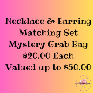 Necklace & Earring Matching Set Mystery Grab Bag