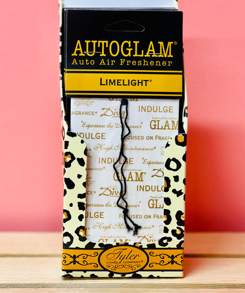 Take your favorite Tyler scents on the go with Autoglam! Perfect for your car, office, or anywhere you can't have a candle. Enjoy luxurious fragrance anytime!







