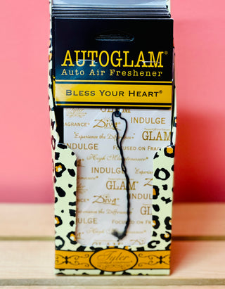 Take your favorite Tyler scents on the go with Autoglam! Perfect for your car, office, or anywhere you can't have a candle. Enjoy luxurious fragrance anytime!







