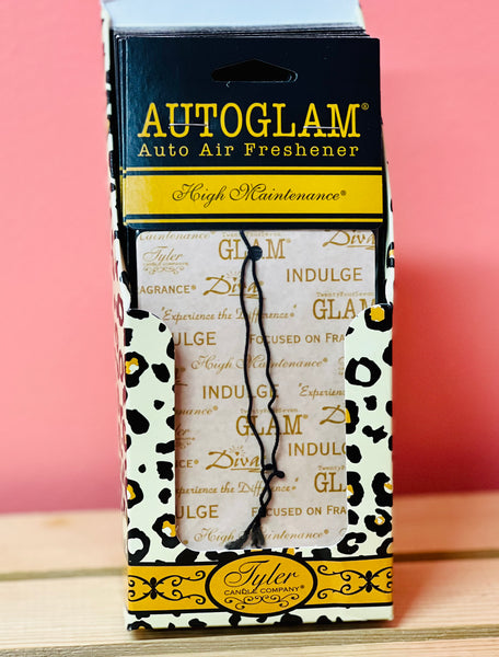 Take your favorite Tyler scents on the go with Autoglam! Perfect for your car, office, or anywhere you can't have a candle. Enjoy luxurious fragrance anytime!







