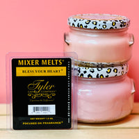 Experience luxury with Tyler Candles! Hand-poured, long-lasting, and richly scented, these candles fill your space with opulent fragrance