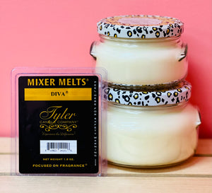 Experience luxury with Tyler Candles! Hand-poured, long-lasting, and richly scented, these candles fill your space with opulent fragrance