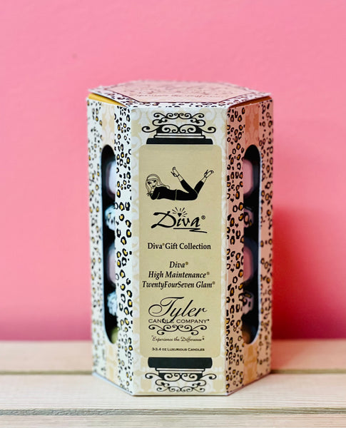 The Tyler Candle Gift Collection includes 3 luxurious candles with a total burn time of 75 hours. Perfect for gifting or indulging in rich, long-lasting fragrance!







