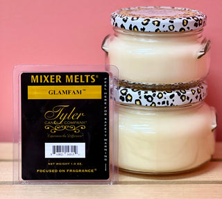 Experience luxury with Tyler Candles! Hand-poured, long-lasting, and richly scented, these candles fill your space with opulent fragrance