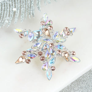 Jewel Snowflake Pin/Pendant