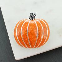 Enamel Pumpkin Pin/Pendant
