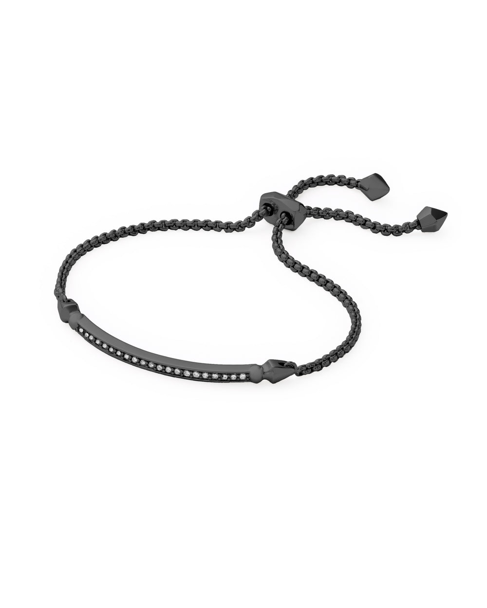 Ott Adjustable Chain Bracelet in Gun Metal