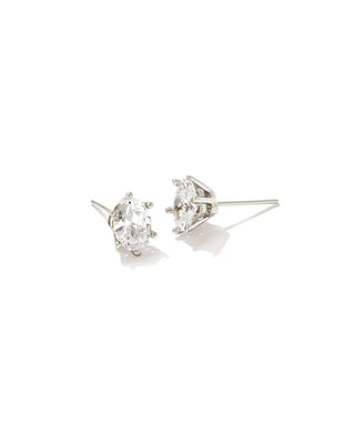 Cailin Silver Crystal Stud Earring