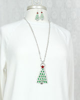 Dangle Leaf Christmas Tree Pendant
