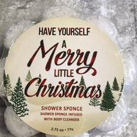 Merry Little Christmas Soap in a Sponge