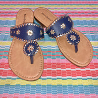 Rosetta Sandals - Navy Combo