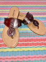 Rosetta Sandals - Pewter
