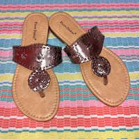 Rosetta Sandals - Pewter