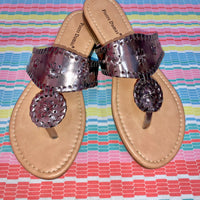 Rosetta Sandals - Pewter