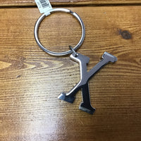 Silver Letter X Key Chain