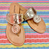 Rosetta Sandals - Gold