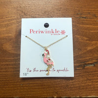 Christmas Flamingo Necklace