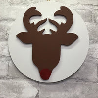 Home Sign Insert - Rudolph