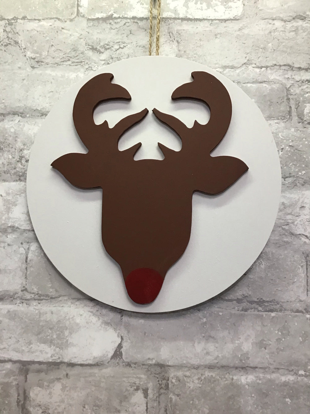 Home Sign Insert - Rudolph