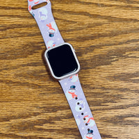 Purple Snowman - Apple Watchband 38/40 mm