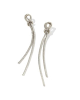 Annie Linear Earrings in Silver
