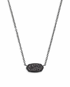 Elevate your everyday style with the Elisa Gunmetal Pendant Necklace—your new go-to accessory. Featuring a dainty stone on a delicate gunmetal chain, this timeless piece effortlessly complements any outfit, from casual chic to evening elegance. Whether worn solo or layered, it adds just the right touch of edge and sophistication.
Kendra Scott Necklace 
