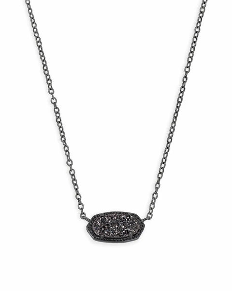 Elevate your everyday style with the Elisa Gunmetal Pendant Necklace—your new go-to accessory. Featuring a dainty stone on a delicate gunmetal chain, this timeless piece effortlessly complements any outfit, from casual chic to evening elegance. Whether worn solo or layered, it adds just the right touch of edge and sophistication.
Kendra Scott Necklace 