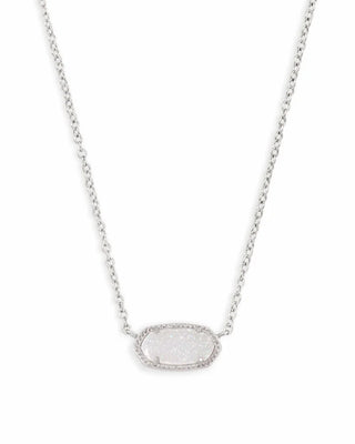 Elisa Silver Pendant Necklace
Kendra Scott Necklace
Elevate your everyday style with the Elisa Silver Pendant Necklace—your new go-to accessory. Featuring a dainty stone on a delicate silver chain, this timeless piece effortlessly complements any outfit, from casual chic to evening elegance. Whether worn solo or layered, it adds just the right touch of sparkle and sophistication.