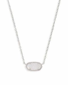 Elisa Silver Pendant Necklace
Kendra Scott Necklace
Elevate your everyday style with the Elisa Silver Pendant Necklace—your new go-to accessory. Featuring a dainty stone on a delicate silver chain, this timeless piece effortlessly complements any outfit, from casual chic to evening elegance. Whether worn solo or layered, it adds just the right touch of sparkle and sophistication.