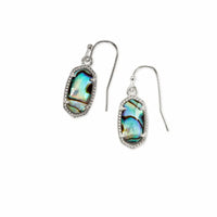 Lee Silver Drop Earrings in Abalone Shell
kendra scott earring 
kendra scott