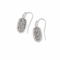 4217711450 Lee Silver Drop Earrings in Platinum Drusy