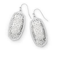 Elle Drop Earring in Silver Filigree
kendra scott 
kendra scott earrings