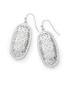 Elle Drop Earring in Silver Filigree
kendra scott 
kendra scott earrings