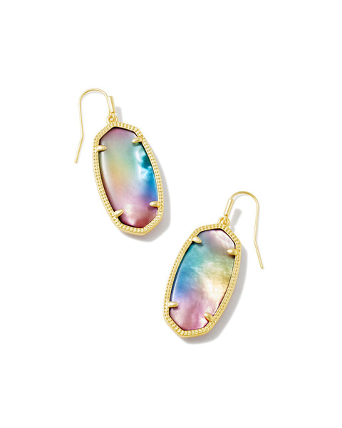 Elle Gold Drop Earrings in Yellow Watercolor Illusion
kendra scott 
kendra scott earring