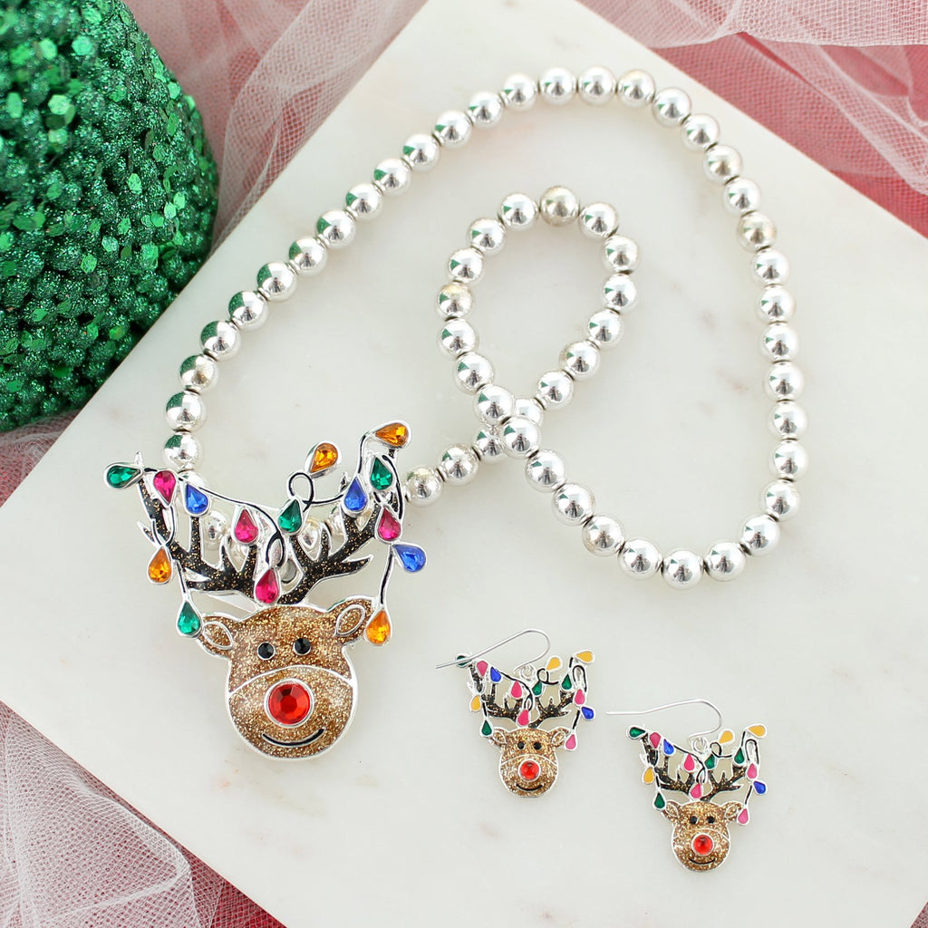 COSMEVIVI 2pcs Sweater Chain Pendant Necklace Women Charm Necklace For