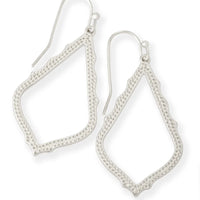 Sophia Drop Earrings in Silver