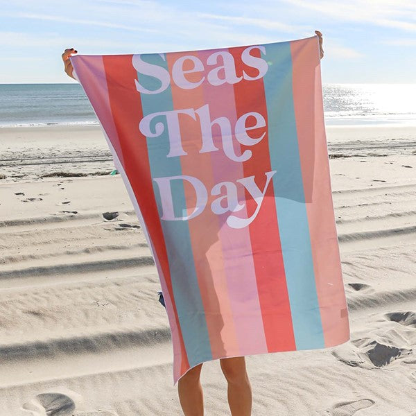 Seas the Day Beach Towel